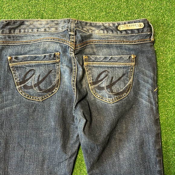 Express y2k Vintage low rise boot cut jeans - Picture 5 of 6